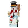 Wichtelstube-Kollektion XL Smoking Snowman Toni 20 cm Incense Smoker Figure