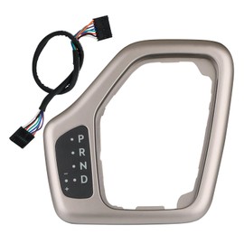 Transmission Shifter Bezel with Wire Harness 5YD27LS5AA 68413957AA 601-401 Tan for Gear Shift Compatible with 2014-2018 Jeep Cherokee Service Shifter Repair Accessories Parts