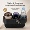Keenso Portavasos para Auto,3 en 1 Porta Vasos para Asiento