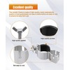 2 Pcs Adjustable Upright Clamp,Pipe and Drape Clamps,Works With 1.5"