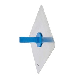 Dapetz® Plaster Hawk 330mm×330mm - Aluminum Plastering Hawk with Soft Grip Handle - Drywall Hawk Tool