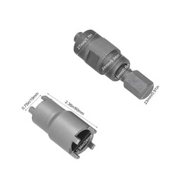 Yuecoom 2 Pieces Magnetic Flywheel Puller Kit, 24mm 27mm Magnetic Flywheel Puller and 20mm 24mm Clutch Lock Nut Key Tool Replacement for GY6 50CC 125CC 150CC