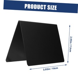 Operitacx 10pcs Mini Chalkboard Signs Tabletop Chalkboard Sign Chalk Board Labels Pen Display Tags Board for Party Home Office Dec