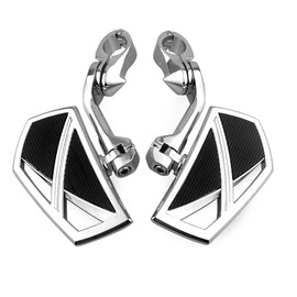 Motorcycle Highway Footpegs,highway pegs BIG Pegs for crash bars Fit for Models with 1.25 inch Engine Guard 1 1/4 inch Highway Bar 1-1/4"