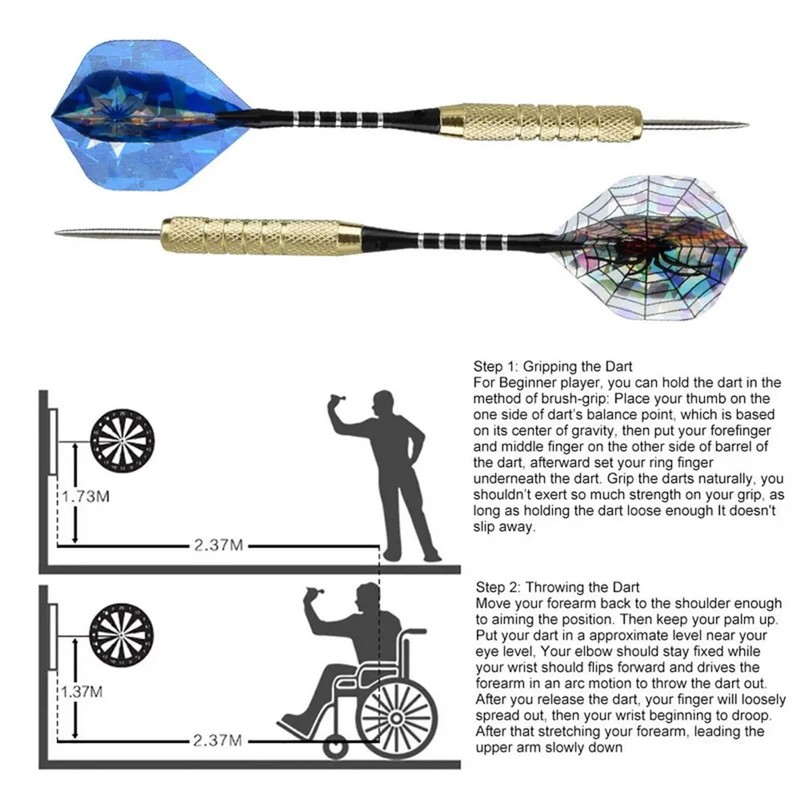 NOELAMOUR Hard Darts, Arrow Tips, Darts, Beginners, Practice Set, Beginner,