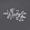 INCREWAY L Brackets Transparent 20Pcs Clear Acrylic Corner Bracket 90