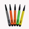 5pc Nail Punch Coloured Set 1.6-4.8mm Soft Grip Hollow End