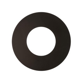 The Can Converter - 7’¾ Inch, Ceiling Medallion, for Home Improvement, Flat Round, Cover Ring for, Ceiling Lighting, Pendant Light, Ceiling Light Fixture, Hanging Light Fixture, Steel, Matte Black