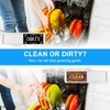 GNHG 1 Stück Geschirrspüler Aufkleber Magnetisch Clean Dirty Dishwasher Sign