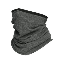 Oscenny Loop Scarf Men's Elastic End Ready for Better Stay Up Thermal Locked Washable Neckerchief Mouth Guard for Cold Weather for Men Women Skiing Cycling Motorcycling, gray