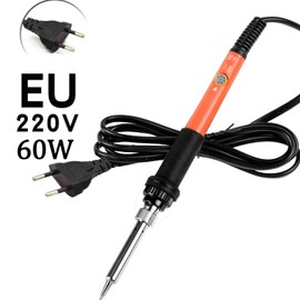 Kabelgebunden Lötkolben, 60W Profi Elektronik Lötkolben 200℃-450 ℃ für Schweißreparatur, Elektrische Reparatur, Schmuck, Heimwerken