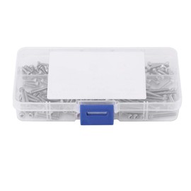 Jectse Hex Socket Cap Head Screws and Nuts Set, 210pcs M2.5 Stainless Steel SS304