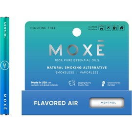 MOXE Natural Menthol Air Inhaler | Non Electric Long-Lasting Flavored Air Refreshing Support | Oral Fixation Menthol Essential Oils, Craving Relief