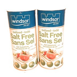WINDSOR NOSALT Salt Free IODIZED Salt Substitute - 2 X 311g
