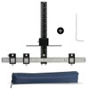 ASCENDAS Cabinet Hardware Jig Tool Adjustable Drill Template Guide Aluminum