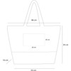 normani XXL Beach Bag, Women's Handbag with Long Handle, Shoulder