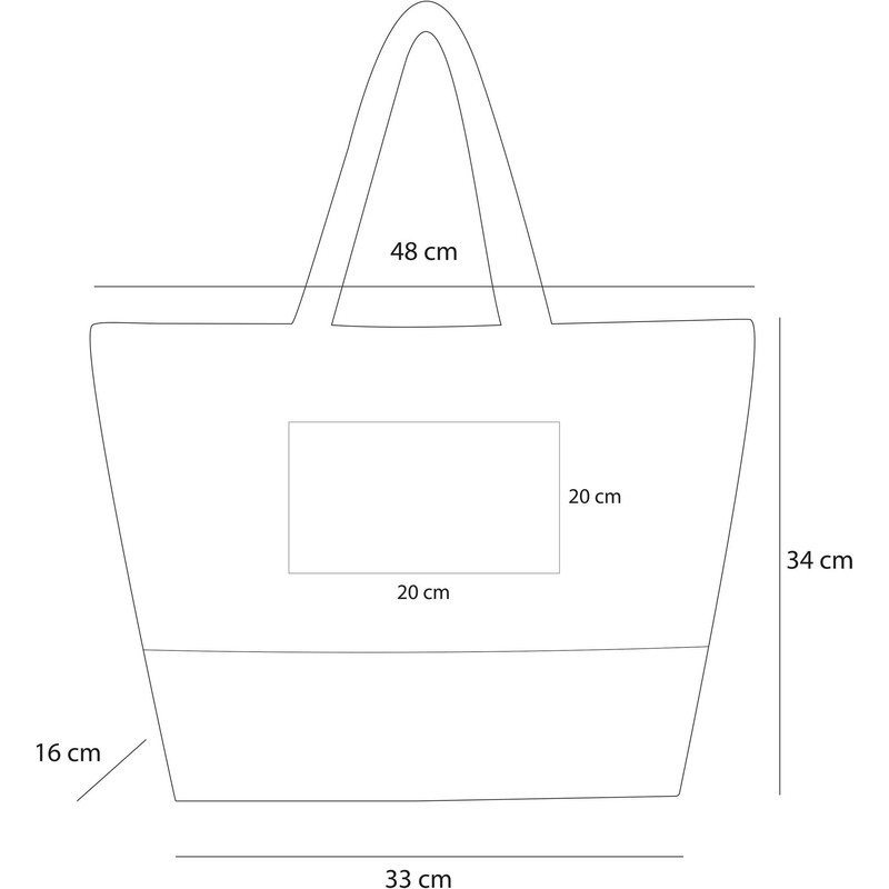 normani XXL Beach Bag, Women's Handbag with Long Handle, Shoulder