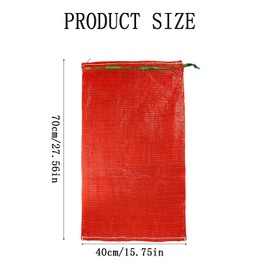 TJHypenete 5Pcs 55 lb Vegetable Net Bag, 16"x28" Mesh Onion Bags, Large Mesh Produce Bags, Hanging Reusable Breathable Storage Net Bag with Drawstring for Garlic Potatoes Fruit Seafood Citrus Crawfish