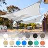 Sun Shade Sail 8'X16' Light Grey Rectangle