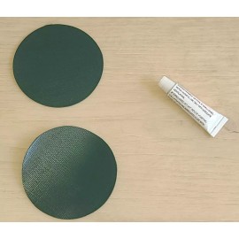Heavy Duty PVC Repair Patch + Glue Set: Inflatables Boat Raft Dinghy Kayak Green