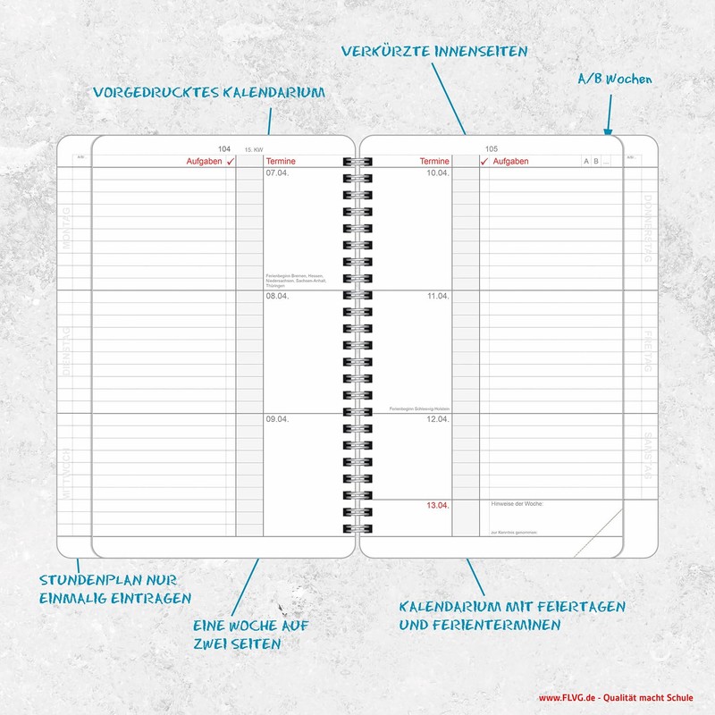 Gymnasial-, Schul- und Studienplaner 2025/2026