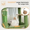 Meowrista Tall Cat Tree for Indoor Cat Large Adults 54”/72”