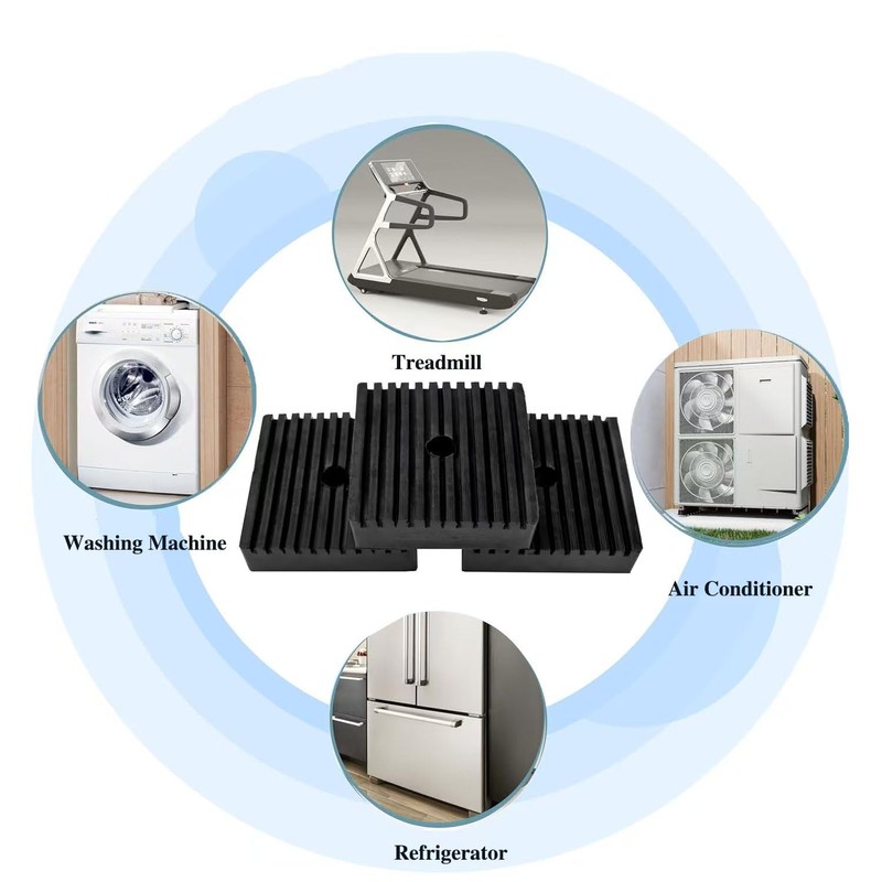 4 Pack Shock pad for air Compressor or Equipment Solid