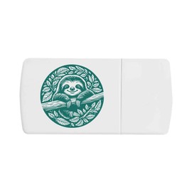 'Cute Sloth' Pill Box with Tablet Splitter (PI00034218)