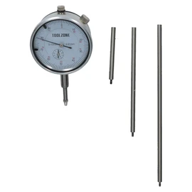 AB Tools Extra Long Dial Test Indicator DTI Clock Guage Measuring Precision Plunge Probe