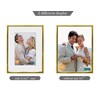 DECANIT 5x7 Picture Frame Metal,Thin Profile Photo Frame 5 by