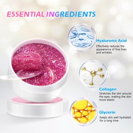 Under Eye Patches - 30 Pairs Collagen Under Eye Masks, Under Eye Patches For Dark Circles and Puffiness, Eye Patches For Puffy Eyes, Revitalize and Moisturize, Under Eye Treatment For Men and Women