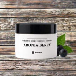 Pure Light Skin Nutrition Supply, Skin Condition Improvement, Aronia Berry Wrinkle Improvement Cream, 1 x 50ml / 퓨어라이트 피부영양공급 피부상태개선 아로니아베리 주름개선 크림 1개 50ml