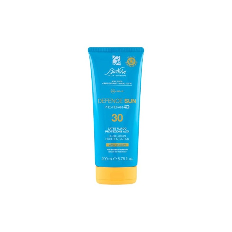 BioNike Defence Sun - Latte Fluido Solare Corpo per Pelli