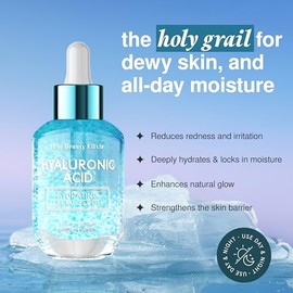 The Beauty Elixir Suero De Ácido Hialurónico Beauty Elixir Para El Rostro: Tratamiento Antienvejecimiento, Hidratante Y Rejuvenecedor Para Líneas Finas Y Arrugas. Cuidado De La P Ácido Hialurónico 1,