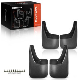 A-Premium Set of 4PCS Mud Flaps Splash Guards Mudguards Mudflaps with Hardware Kits Accessory Compatible with GMC Sierra 1500 14-19, Sierra 2500 HD 3500 HD 15-19, Pickup, Front LH RH and Rear LH RH