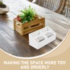 Alipis Tea Bag Storage Box Hotel Room Counter Top Organizer
