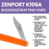 Zenport K106A Budding and Grafting Knife, 2 Inch Stainless Steel