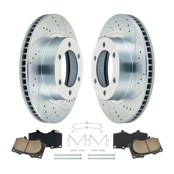 BDFHYK Front Brake Kit Compatible with Toyota Tacoma 2005-2021, FJ