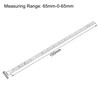 uxcell Center Finding Ruler 65mm-0-65mm Table Sticky Adhesive Tape Measure,