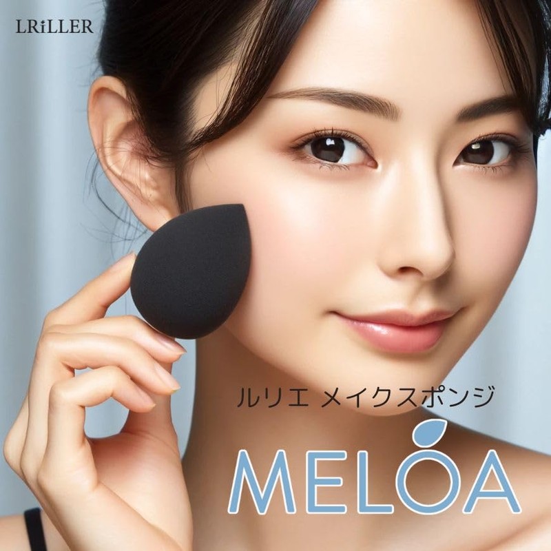 LRiLLER MELOA Makeup Sponge, Set of 2, Fund Sponge, Drop