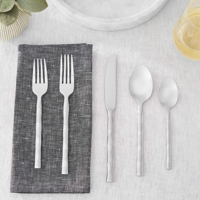 Towle Living 20-Piece Calypso Stainless Steel Flatware Set, Service for