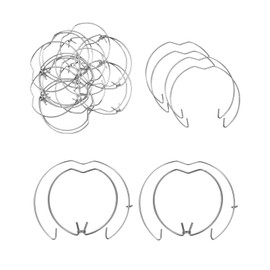 TPZORJX Pack of 25 Snap Rings for GU10 MR16 Diameter Downlight Retaining Spring Rings Clips LED Halogen Lamp Holder 50 mm Recessed Spotlight GU10 Recessed Spotlight 50 mm