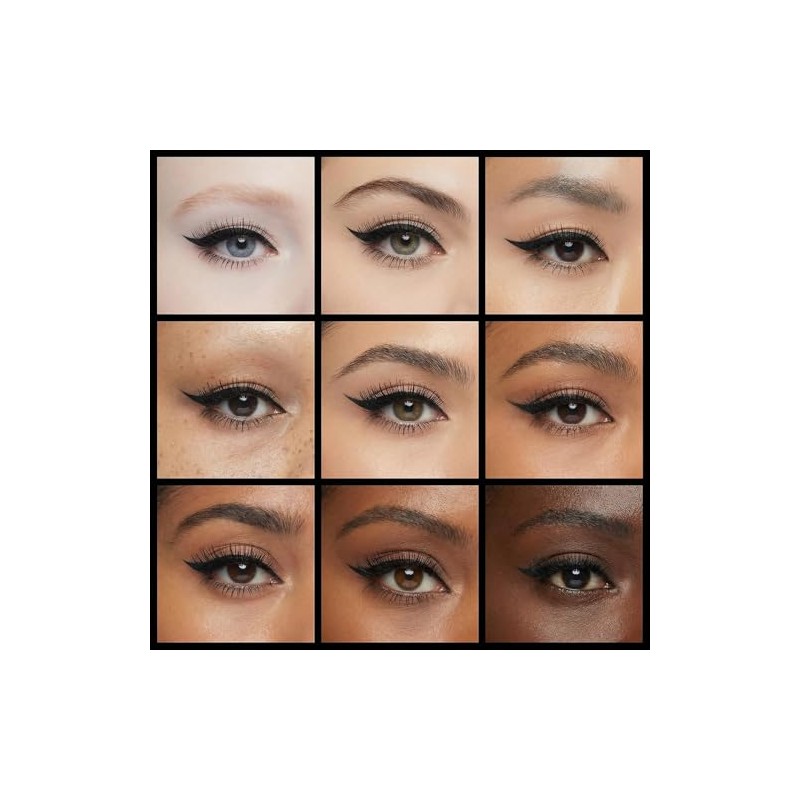 2-in-1 Waterproof Eyeliner Stamp and Liquid Eyeliner Pen, Double-Sided Winged