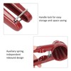 Nutcracker Tool, Aluminium Multifunctional Red Cup-Shaped Nut Opener, Stainless Steel