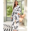 EPLAZA Silk Pajamas for Women Satin Pajamas Set 5 Pcs