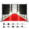 Baocicco Red Carpet Shining Spotlight Backdrop 7x5ft Photography Background Fashion