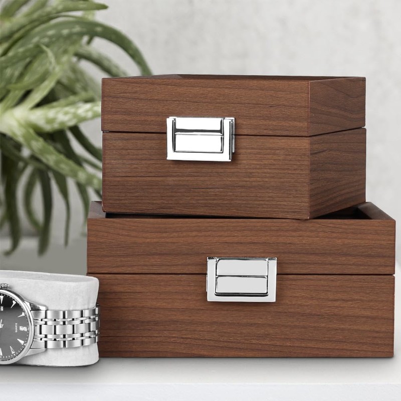 Baskiss Wooden Watch Case Watch Storage Box Collection Case Watch