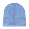 DALIX 12" Cuff Beanie Hat Knit Cap in Periwinkle