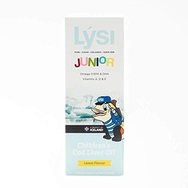 Lysi Omega 3 EPA y DHA Aceite de Hígado de Bacalao para Niños 240 ML