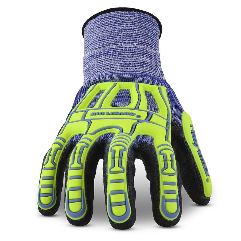 HexArmor Cut-Resistant Impact Protection PU Palm Work Gloves | Rig